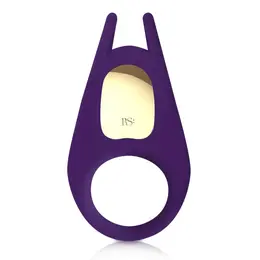Rocks-Off Soiree The Knight Couple Ring 10-Mode Silicone Black 11cm