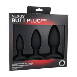 Nexus Trio Silicone Set - Graduated Intimate Plug Kit, 3 Sizes