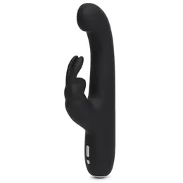 Happy Rabbit Slimline G-Spot Intimate Massager Black Silicone USB