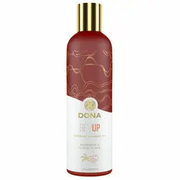 Dona Massage Oil Rev Up Mandarin & Ylang Ylang 120ml Vegan Formula