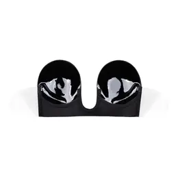 Bye Bra U-Style Bra Cup D Black - Invisible Support for Plunging Necklines