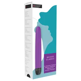 B Swish Bgood Classic Purple - Waterproof 5-Function Personal Massager 18cm