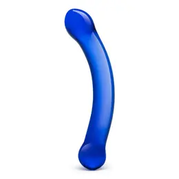 Glas Curved Blue Borosilicate Intimate Glass Model 15 cm