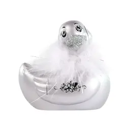 Big Teaze Toys I Rub My Duckie 2.0 Paris Massaging Duck, Silver