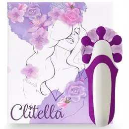 FeelzToys Clitella Intimate Oral Motion Device Purple, Compact USB