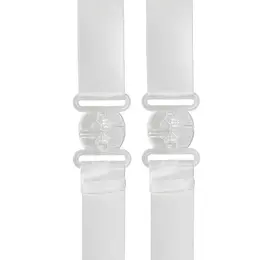 Bye Bra Transparent Low Back Straps - Clear Adjustable Extension 2pcs