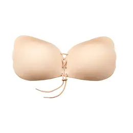 Bye Bra Lace-It Bra Strapless Adhesive Cup B Nude - Adjustable Support