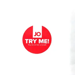 JO Label Try Me Stickers - Sample Display Adhesive System