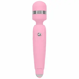 Pillow Talk Cheeky Pink Wand Massager - Rechargeable, Silicone, Wireless