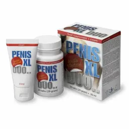 Cobeco Penis XL Duo Pack - Tablets & Cream, Herbal Formula, 30 Tablets