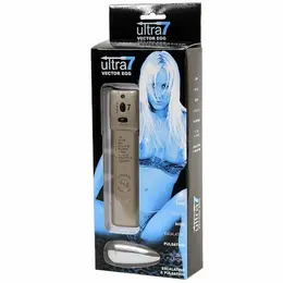 Ultra 7 Vector Compact Egg Vibration System 6.5cm Silver