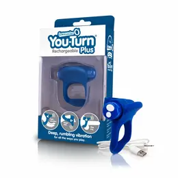 The Screaming O Charged You-Turn Plus Blueberry Rechargeable Ring