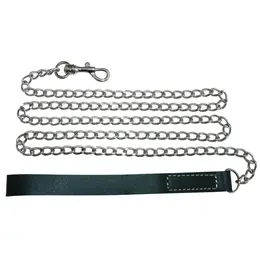 Sportsheets Edge Chain Leash with Leather Handle 119 cm Nickel-Free