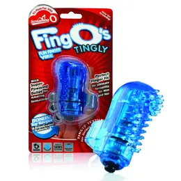 The Screaming O FingO Tingly Blue - Ergonomic Finger Vibration System