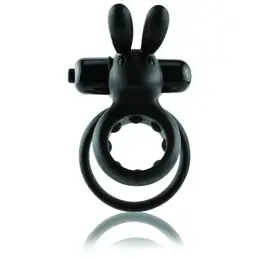 The Screaming O Ohare Black - Double Vibrating Silicone Ring