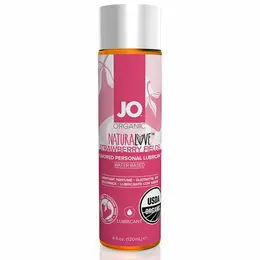 System JO NaturaLove Strawberry Water-Based Organic Lubricant 120ml