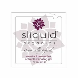 Sliquid Organics Natural Gel 5 ml - Plant-Based Water Gel Formula Tester