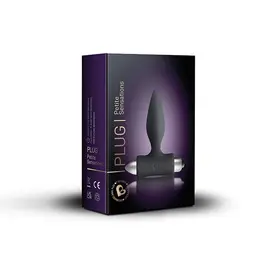 Rocks-Off Petite Sensations Plug Black - Compact Silicone Intimate Device