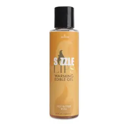 Sensuva Sizzle Lips Edible Warming Gel Butter Rum 125ml