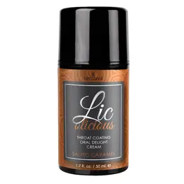 Sensuva Lic-o-licious Salted Caramel Oral Cream 50ml Edible Formula