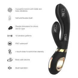 Nomi Tang Wild Rabbit 2 Black & Gold - Multi-Motor Rechargeable Model