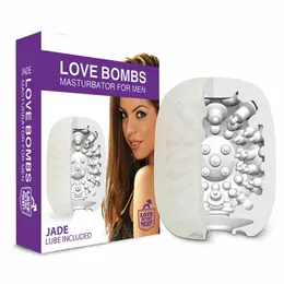 Love in the Pocket Love Bombs Jade Intimate Stimulation Sleeve Green