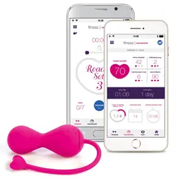 OhMiBod Lovelife Krush Pink - Smart Kegel Training System, USB, App Control