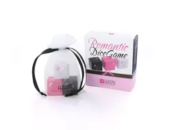 LoversPremium Dice Game Romantic - 3-Piece Set with Storage Pouch