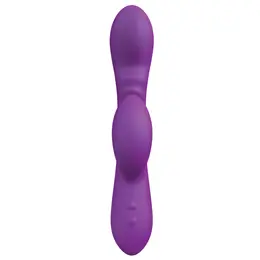 Kama Sutra Rhythm Lavani Purple - Dual-Motor Flexible Massager, 20 cm