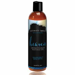 Intimate Earth Heaven Massage Oil Hazelnut Biscotti 120ml Nourishing Care
