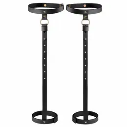 Bijoux Indiscrets Maze Adjustable Leg Garter Black - Fashion Accessory