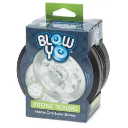 BlowYo Intense Ticklers - Textured Stimulation System, Black Case