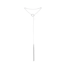 Bijoux Indiscrets Magnifique Silver Pendant - Adjustable Necklace Accessory
