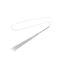 Bijoux Indiscrets Magnifique Silver Chain Necklace & Whip Duo