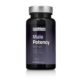 CoolMann Male Potency Tabs 60 Tablets - Herbal Complex for Vitality