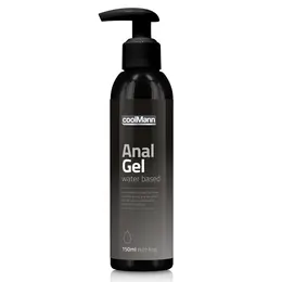 CoolMann Anal Gel Water-Based Lubricant 150 ml - Odourless, Dermatologically Tested