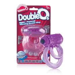 The Screaming O DoubleO 6 Intimate Twin-Ring System Purple