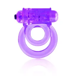 The Screaming O DoubleO 6 Intimate Twin-Ring System Purple