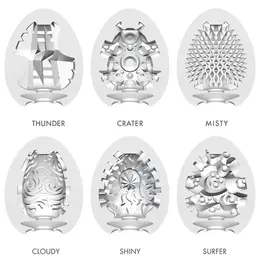 Tenga Egg Series 2 - 6-Piece Textured Sensation Set for Men