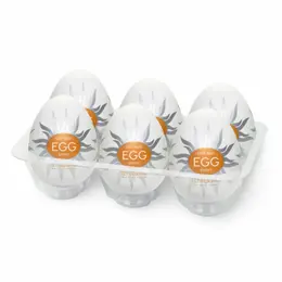 Tenga Egg Shiny Set - Flexible Intimate Device (6-Pack)
