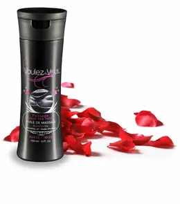 Voulez-Vous Massage Oil Rose Petals 150ml - Aromatic Relaxation Formula