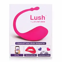 Lovense Lush App-Controlled Intimate Bullet Vibrator Pink Wireless