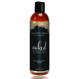 Intimate Earth Naked Massage Oil 120ml - Fragrance-Free Organic Formula