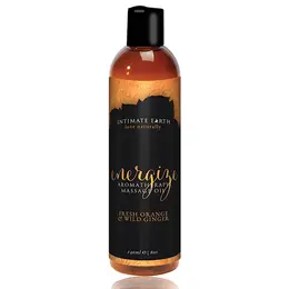 Intimate Earth Massage Oil Energize Orange & Ginger 240ml