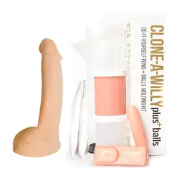 Clone-A-Willy Kit Nude - Custom Silicone Replica System with Balls
