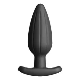 ElectraStim Silicone Noir Rocker Anal Plug Large, E-Stim, 14.5 cm