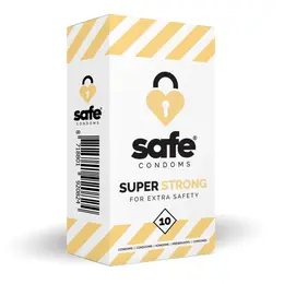 Safe Super Strong Premium Latex Protection 10-Pack, 53 mm Width
