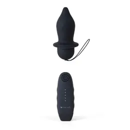 B Swish Bfilled Classic Black Wireless Intimate Plug - 5 Functions