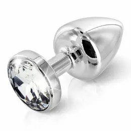 Diogol Anni Round Silver-Plated 35mm Intimate Accessory with Crystal