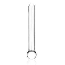 Glas Straight Glass Intimate Device 17.1cm, Hypoallergenic, Clear